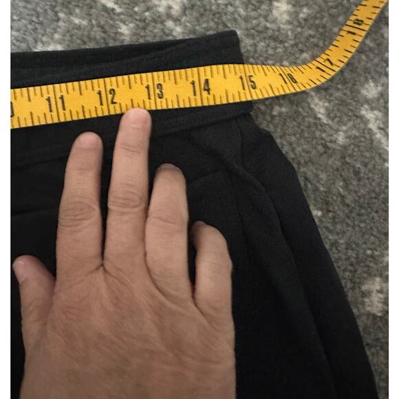 High Waisted Button Multiple Pockets Straight Leg Fleece Pants Size LARGE - Picture 6 of 8